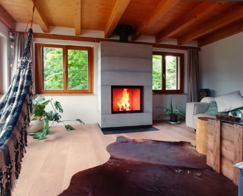 Ofenbau aus Sichtbeton Schmerikon